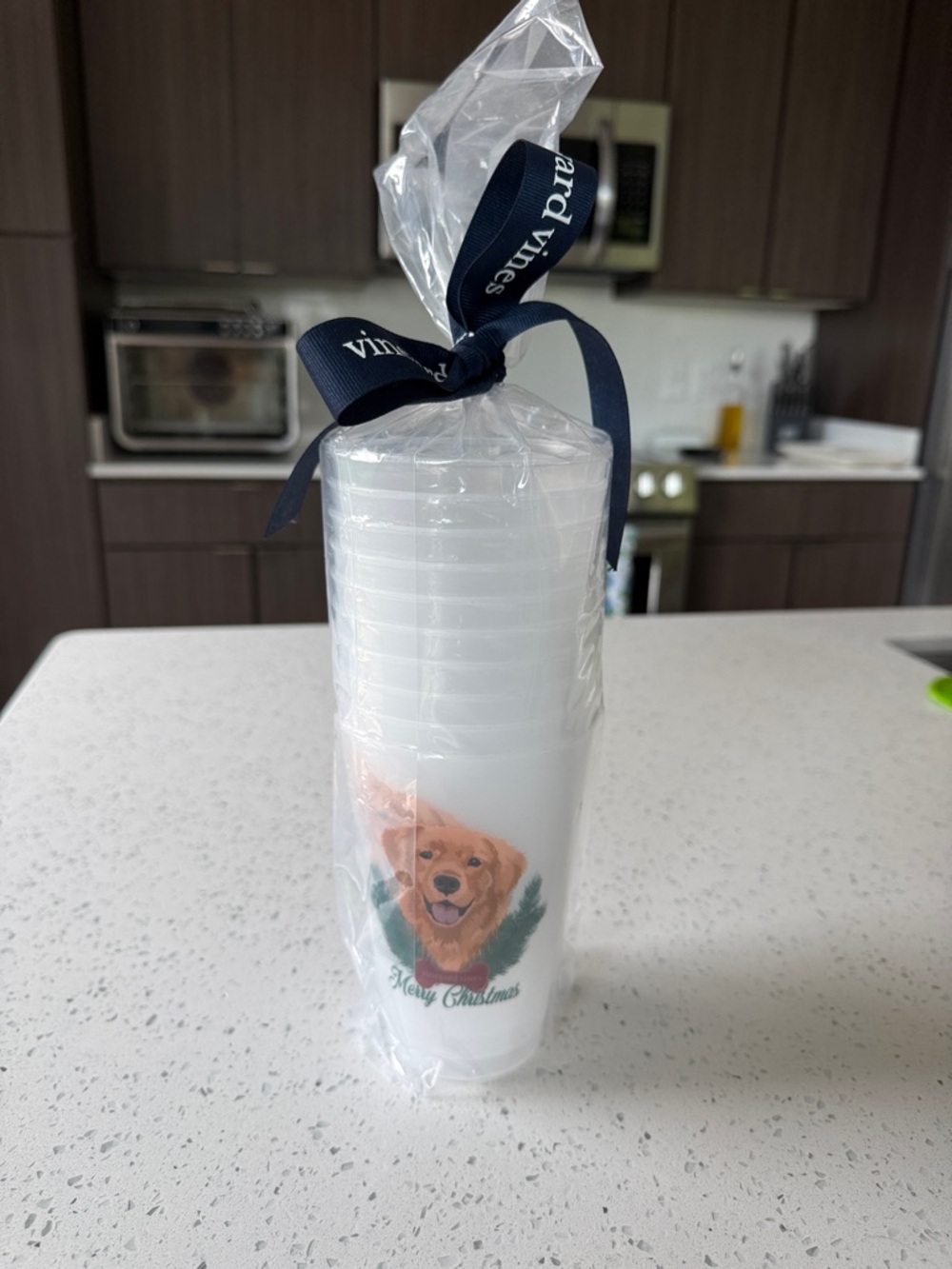 Vineyard Vines Christmas Stackable Cups